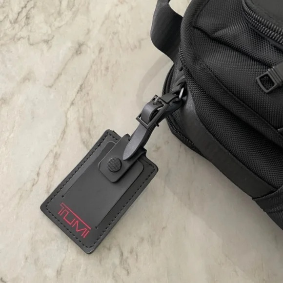 Tumi Alpha 3 Backpack Shoulder Bag Business Sports Nylon Black - Picture 9 of 10